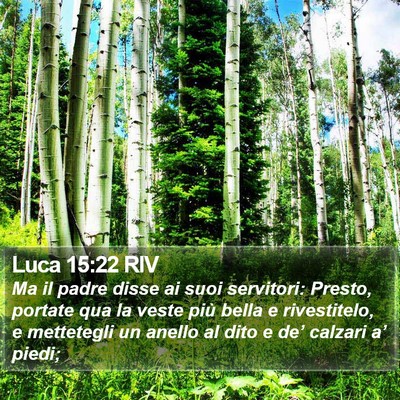 Luca 15:22 RIV Bible Verse Image
