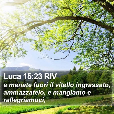 Luca 15:23 RIV Bible Verse Image