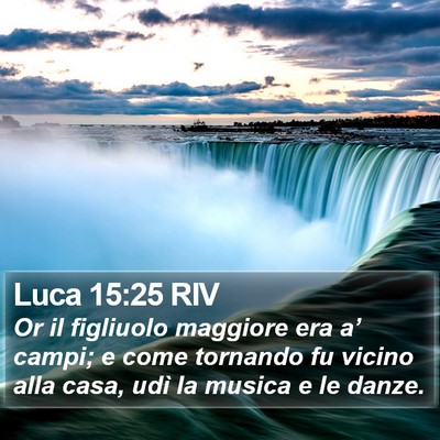 Luca 15:25 RIV Bible Verse Image