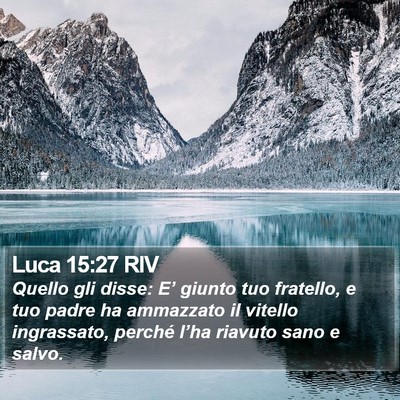 Luca 15:27 RIV Bible Verse Image