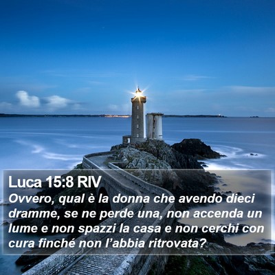 Luca 15:8 RIV Bible Verse Image