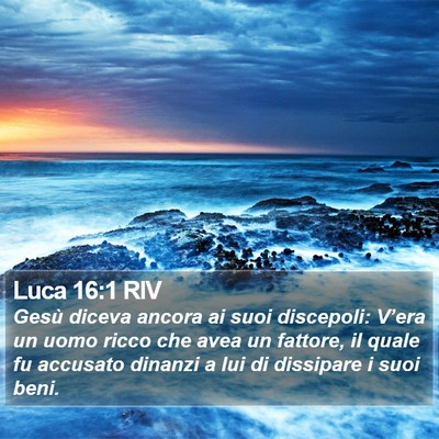 Luca 16:1 RIV Bible Verse Image