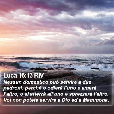 Luca 16:13 RIV Bible Verse Image