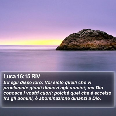 Luca 16:15 RIV Bible Verse Image