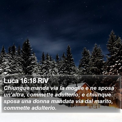Luca 16:18 RIV Bible Verse Image
