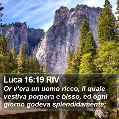 Luca 16:19 RIV Bible Verse Image