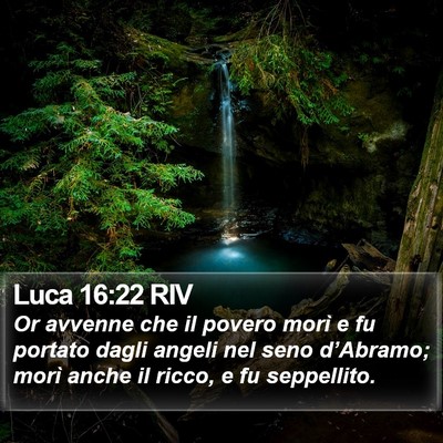Luca 16:22 RIV Bible Verse Image