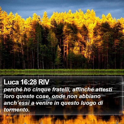 Luca 16:28 RIV Bible Verse Image