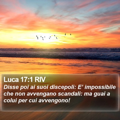 Luca 17:1 RIV Bible Verse Image