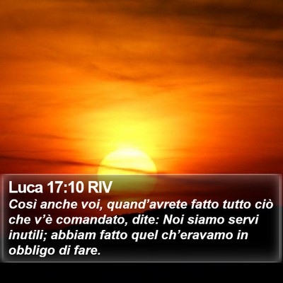 Luca 17:10 RIV Bible Verse Image