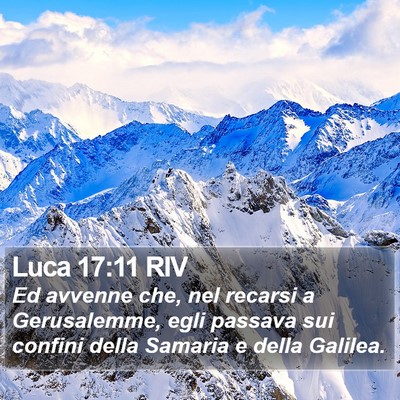 Luca 17:11 RIV Bible Verse Image