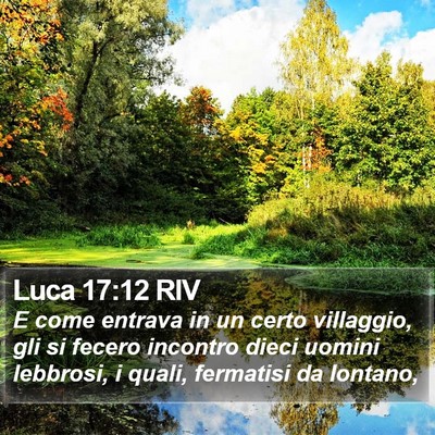 Luca 17:12 RIV Bible Verse Image