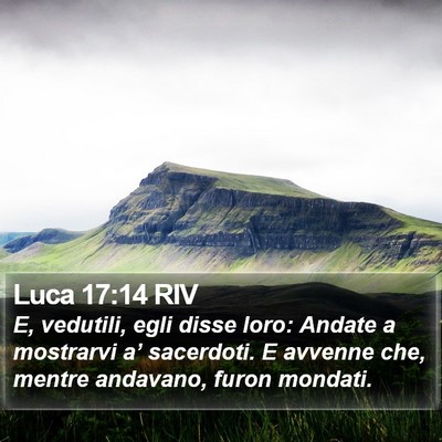 Luca 17:14 RIV Bible Verse Image