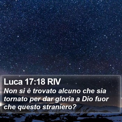 Luca 17:18 RIV Bible Verse Image