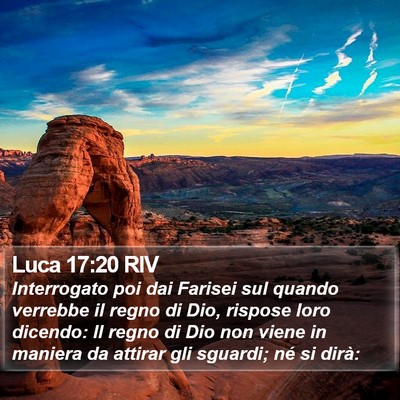 Luca 17:20 RIV Bible Verse Image