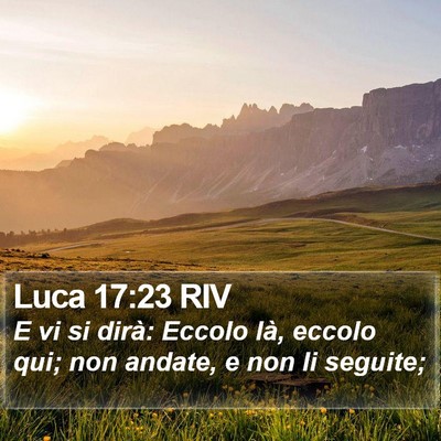 Luca 17:23 RIV Bible Verse Image