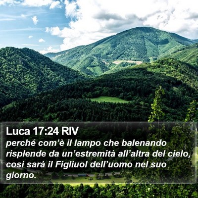 Luca 17:24 RIV Bible Verse Image