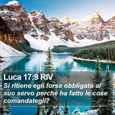 Luca 17:9 RIV Bible Verse Image