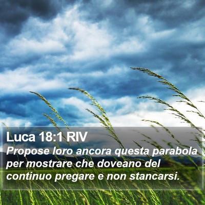 Luca 18:1 RIV Bible Verse Image
