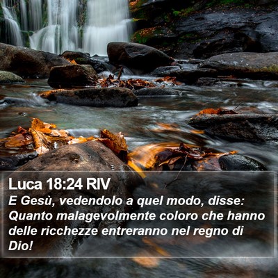 Luca 18:24 RIV Bible Verse Image