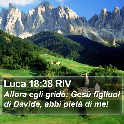 Luca 18:38 RIV Bible Verse Image