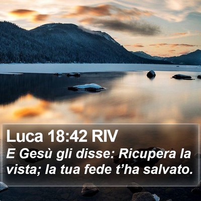 Luca 18:42 RIV Bible Verse Image