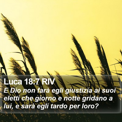 Luca 18:7 RIV Bible Verse Image