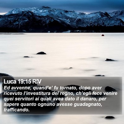 Luca 19:15 RIV Bible Verse Image