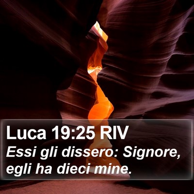 Luca 19:25 RIV Bible Verse Image