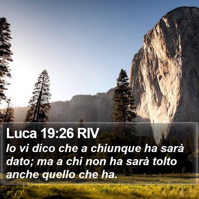 Luca 19:26 RIV Bible Verse Image