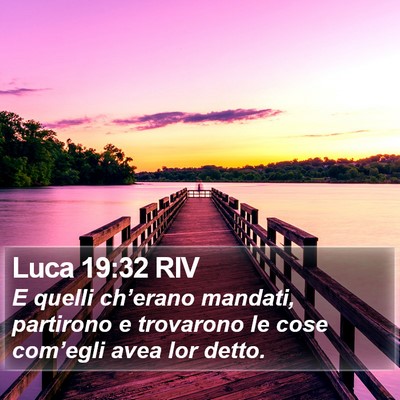 Luca 19:32 RIV Bible Verse Image