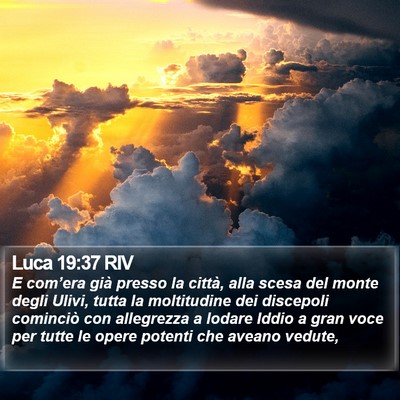 Luca 19:37 RIV Bible Verse Image