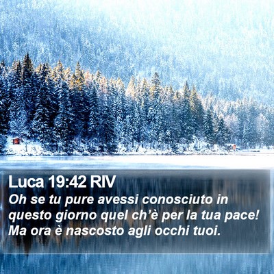 Luca 19:42 RIV Bible Verse Image