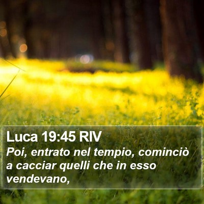 Luca 19:45 RIV Bible Verse Image