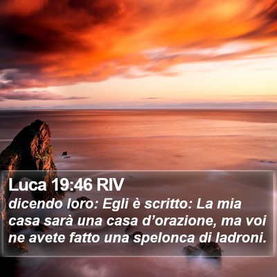 Luca 19:46 RIV Bible Verse Image