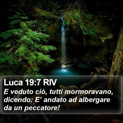 Luca 19:7 RIV Bible Verse Image