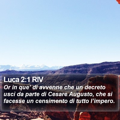 Luca 2:1 RIV Bible Verse Image