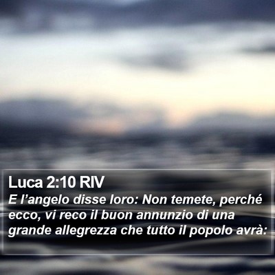 Luca 2:10 RIV Bible Verse Image