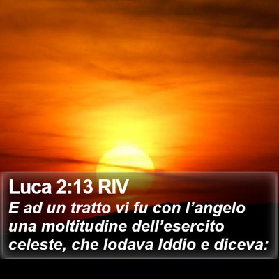 Luca 2:13 RIV Bible Verse Image