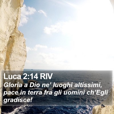 Luca 2:14 RIV Bible Verse Image