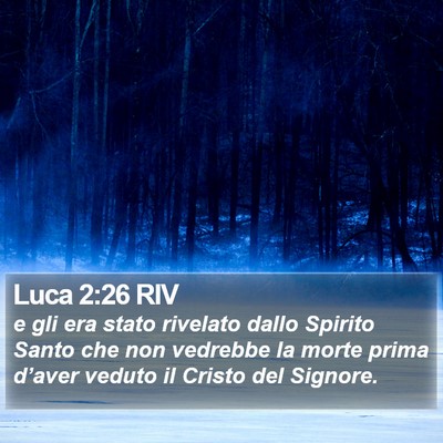Luca 2:26 RIV Bible Verse Image