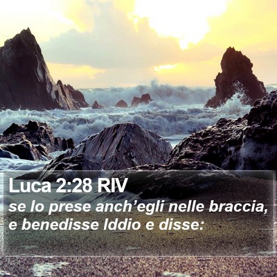 Luca 2:28 RIV Bible Verse Image