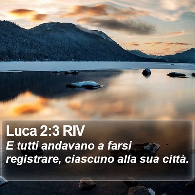 Luca 2:3 RIV Bible Verse Image