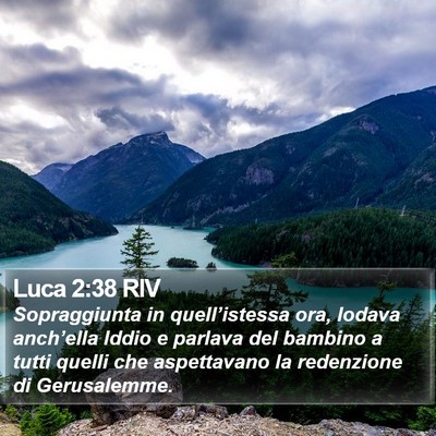 Luca 2:38 RIV Bible Verse Image