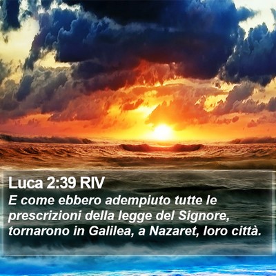 Luca 2:39 RIV Bible Verse Image