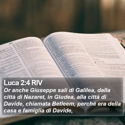 Luca 2:4 RIV Bible Verse Image