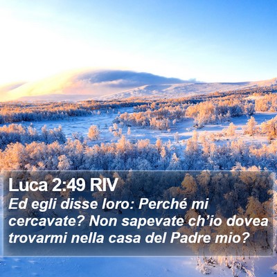 Luca 2:49 RIV Bible Verse Image