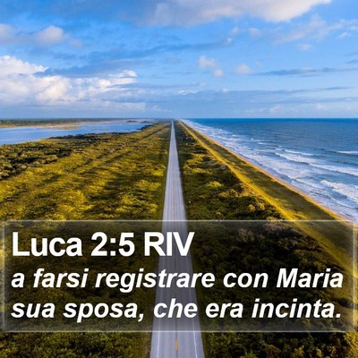 Luca 2:5 RIV Bible Verse Image