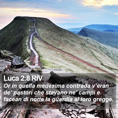 Luca 2:8 RIV Bible Verse Image