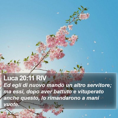 Luca 20:11 RIV Bible Verse Image